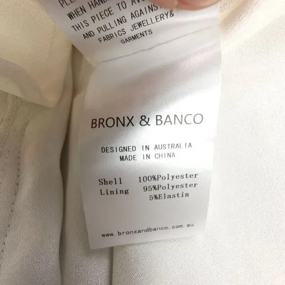 NWT Bronx and Banco Della Blanc Mesh Illusion Sequin Embellished Mini Dress US 6 - Picture 8 of 11